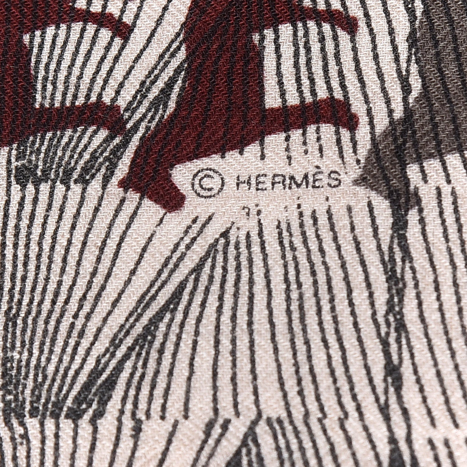 Hermes Cashmere Silk Scarf 100 3 of 4