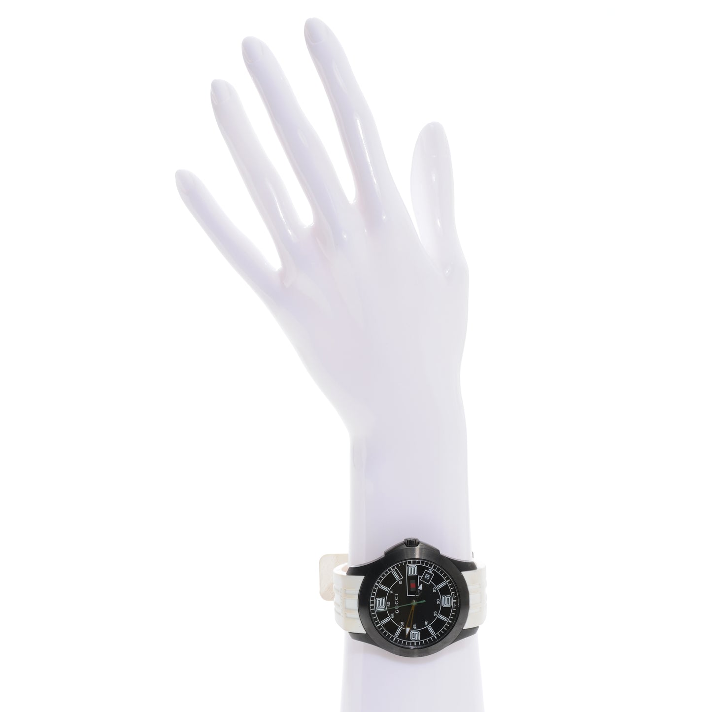 PVD Stainless Steel Rubber 44mm G-Timeless Quartz Watch Black