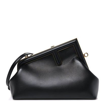 Fendi Shiny Nappa Small Fendi First Black Black 1 of 10