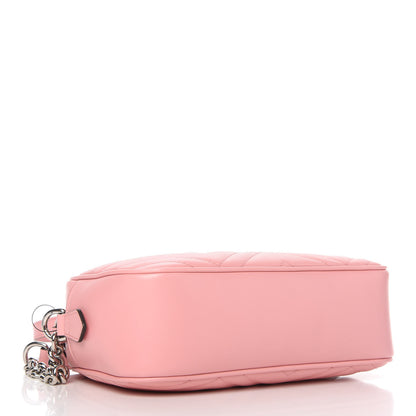 Gucci Calfskin Matelasse Small GG Marmont Chain Shoulder Bag Wild Rose 4 of 11