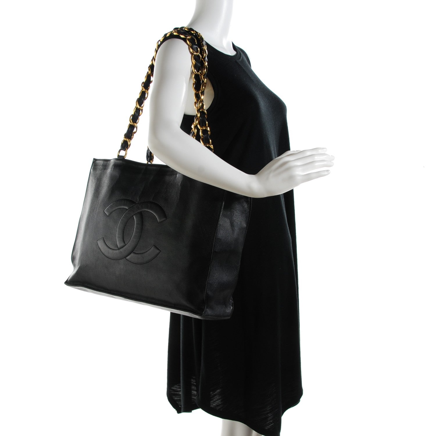 Chanel Lambskin Jumbo Shoulder Bag Black 2 of 9