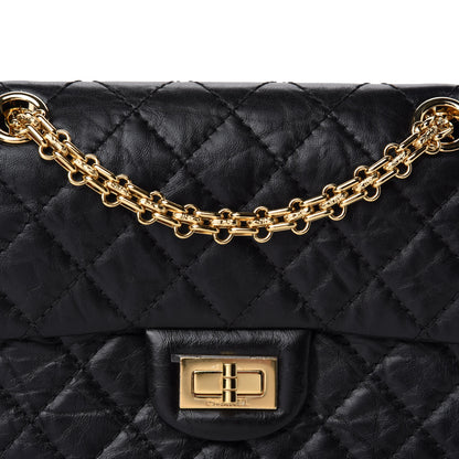Chanel Aged Calfskin Quilted 2.55 Reissue Mini Flap Black 11 of 11