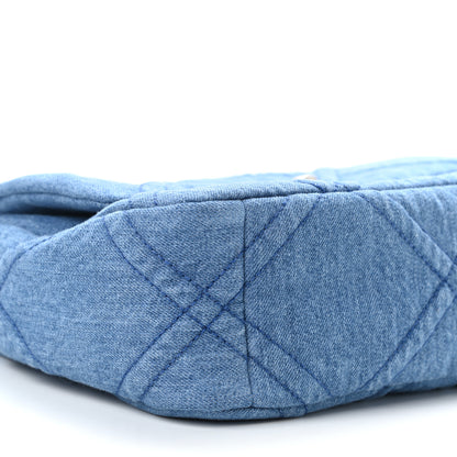 Chanel Denim Quilted Medium Chanel 19 Flap Blue 9 of 11