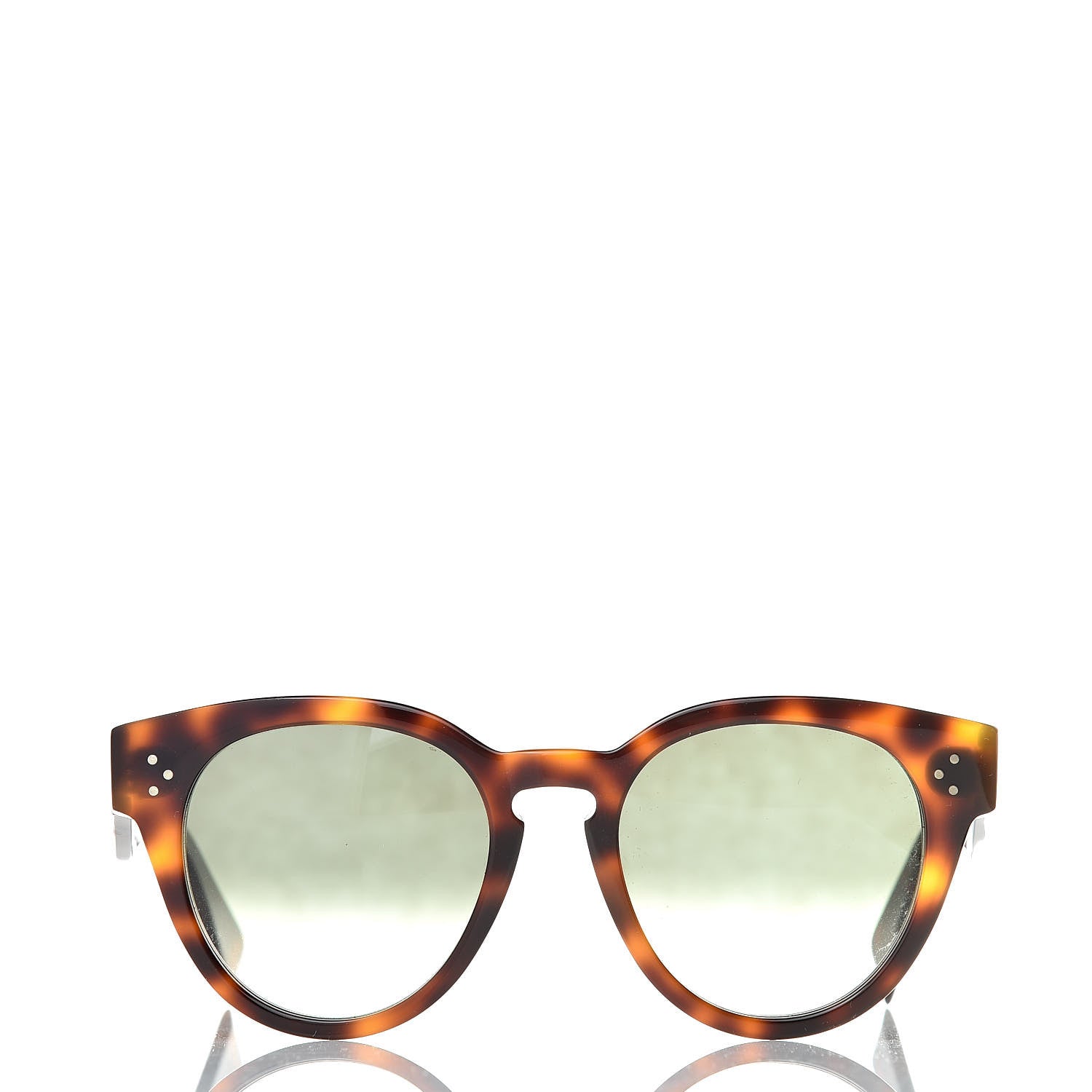 Celine Thin Preppy Sunglasses CL 41049/S Havana 2 of 6