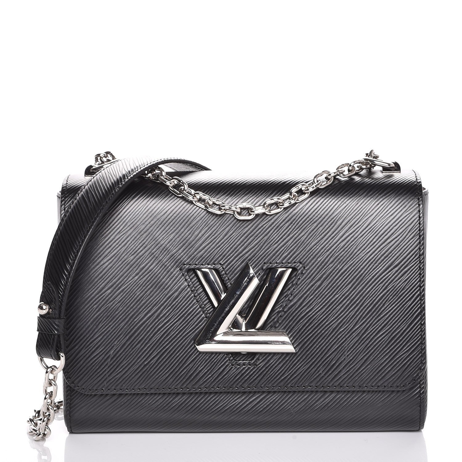 Louis Vuitton Epi Twist Shoulder Bag MM Black 1 of 7