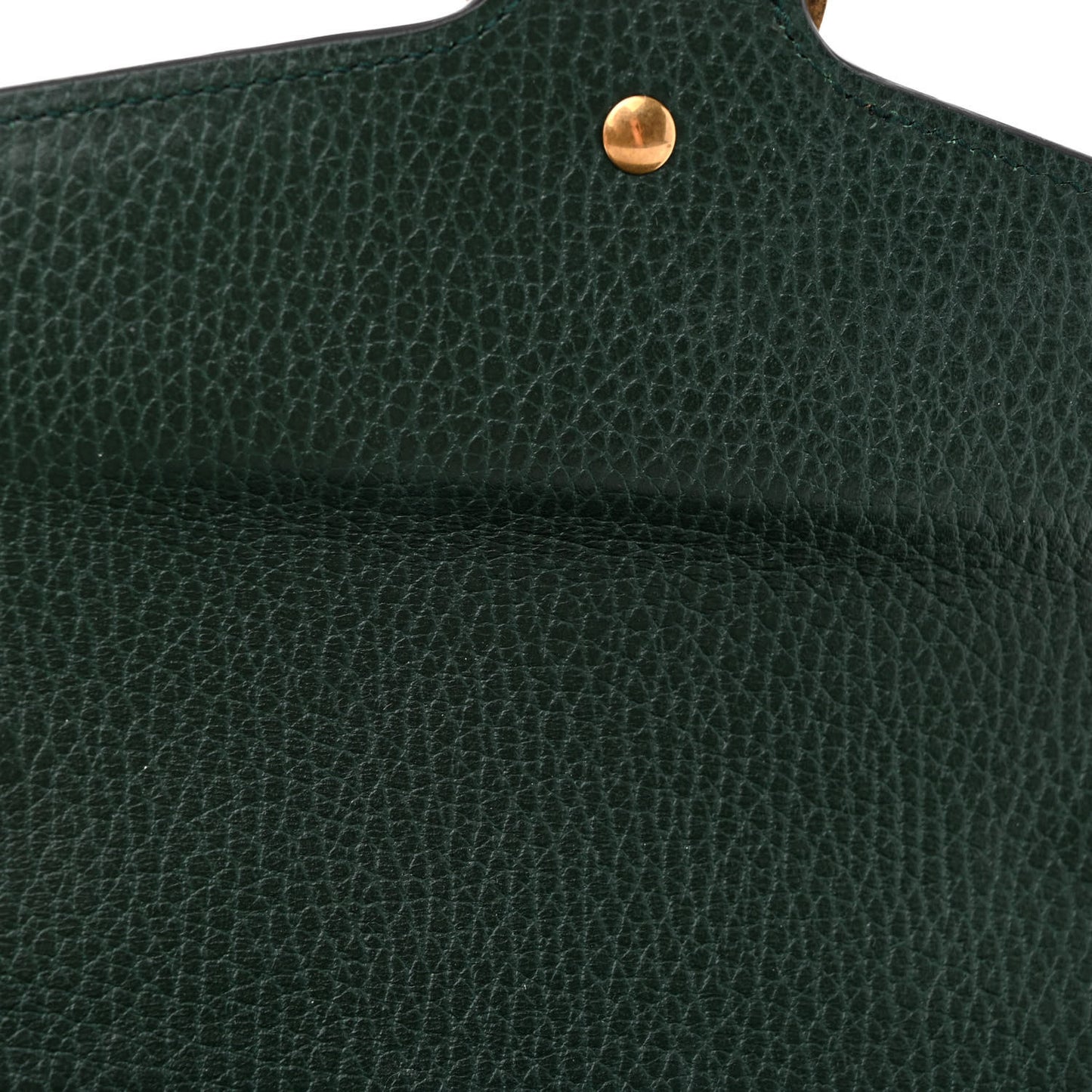 Calfskin Garden Dionysus Chain Wallet Emerald