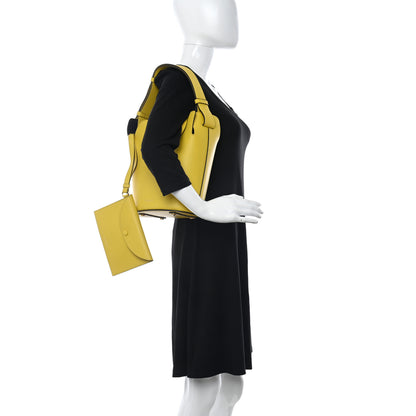 Burberry Supple Calfskin Medium Bucket Larch Yellow 2 of 10