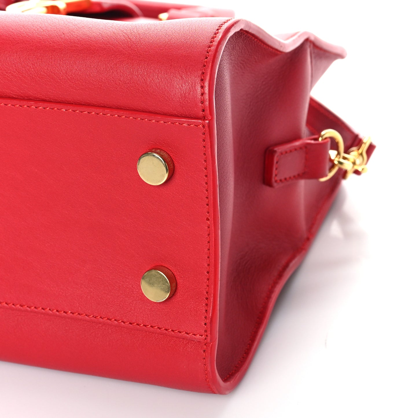 Calfskin Baby Monogram Cabas Red