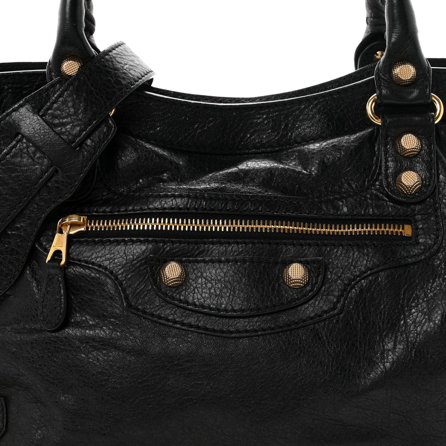 Agneau Giant 12 Gold Hardware City Black