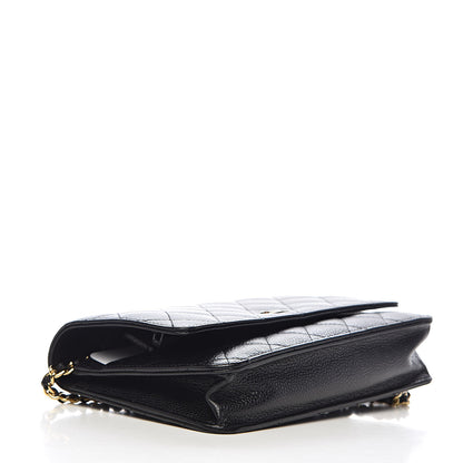 Chanel Caviar Quilted Wallet On Chain WOC Black 4 of 12