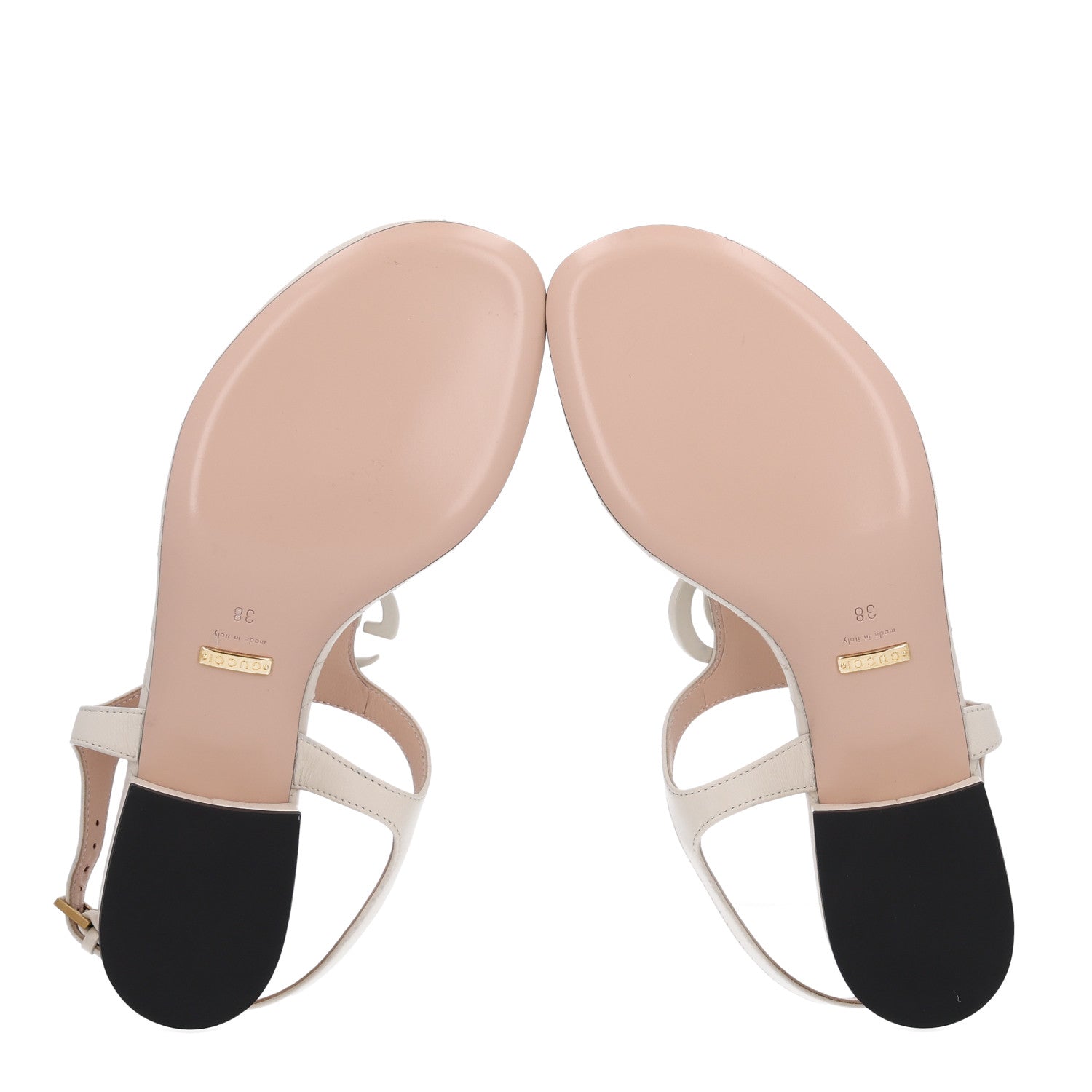 Gucci Nappa Matelasse Double G 35mm Thong Sandals 38 Mystic White 7 of 10