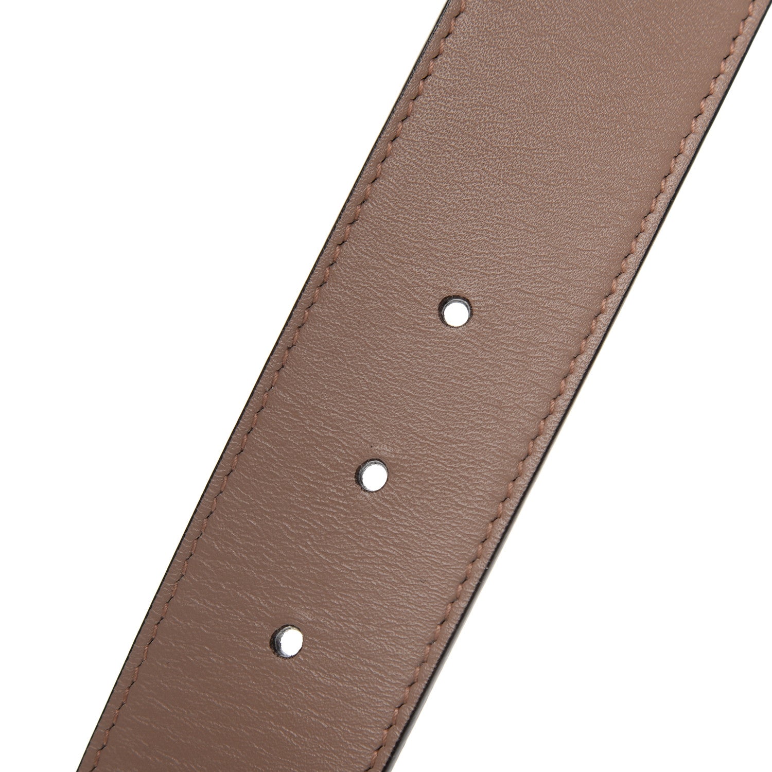 Gucci Calfskin Double G 40mm Belt 80 32 Porcelain Rose 4 of 5