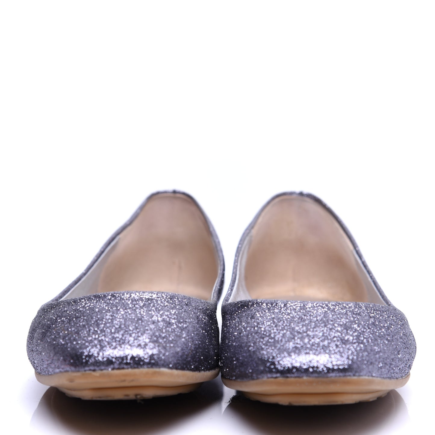 Glitter Flats 37.5 Gunmetal