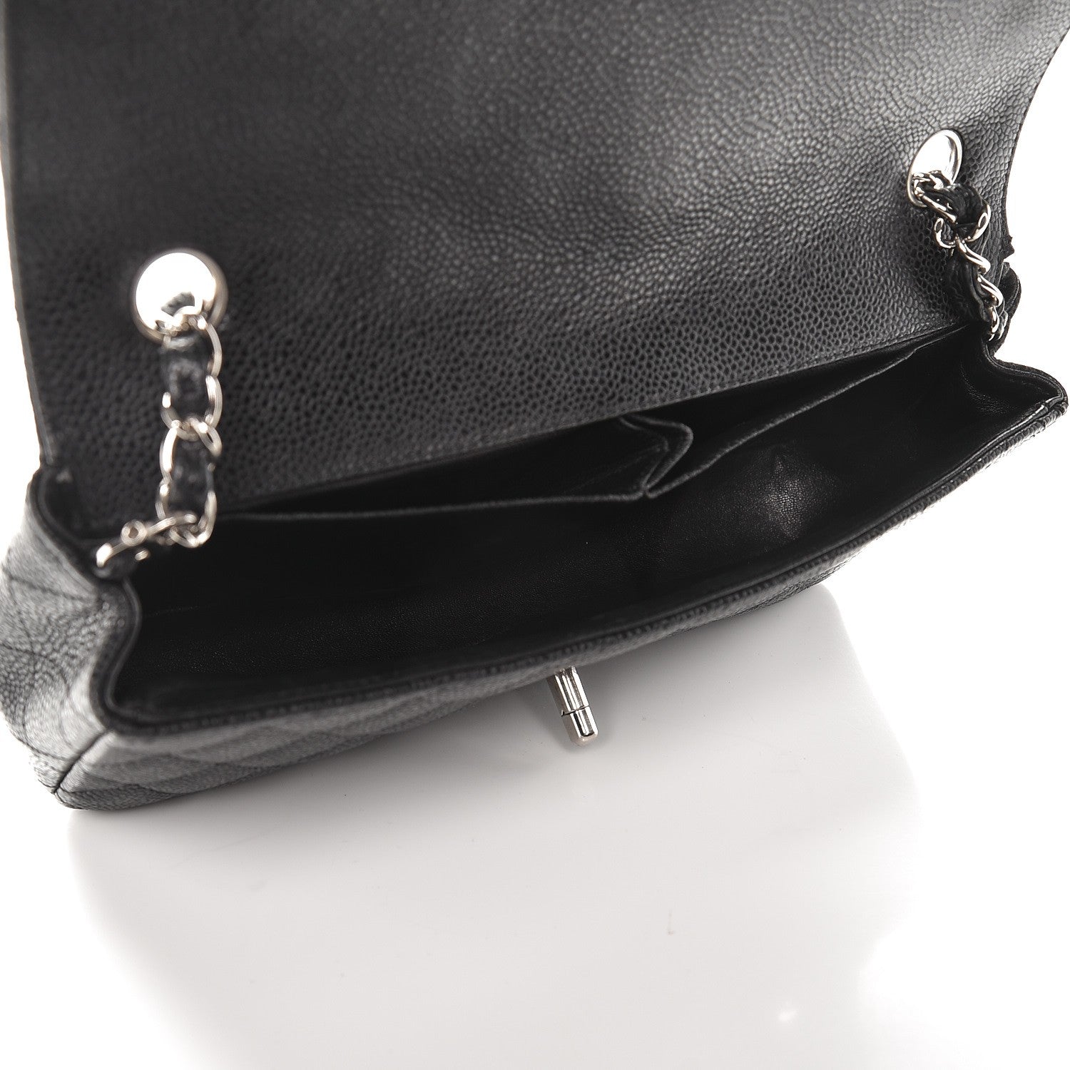 Chanel Caviar Quilted East West Flap Black 5 of 9