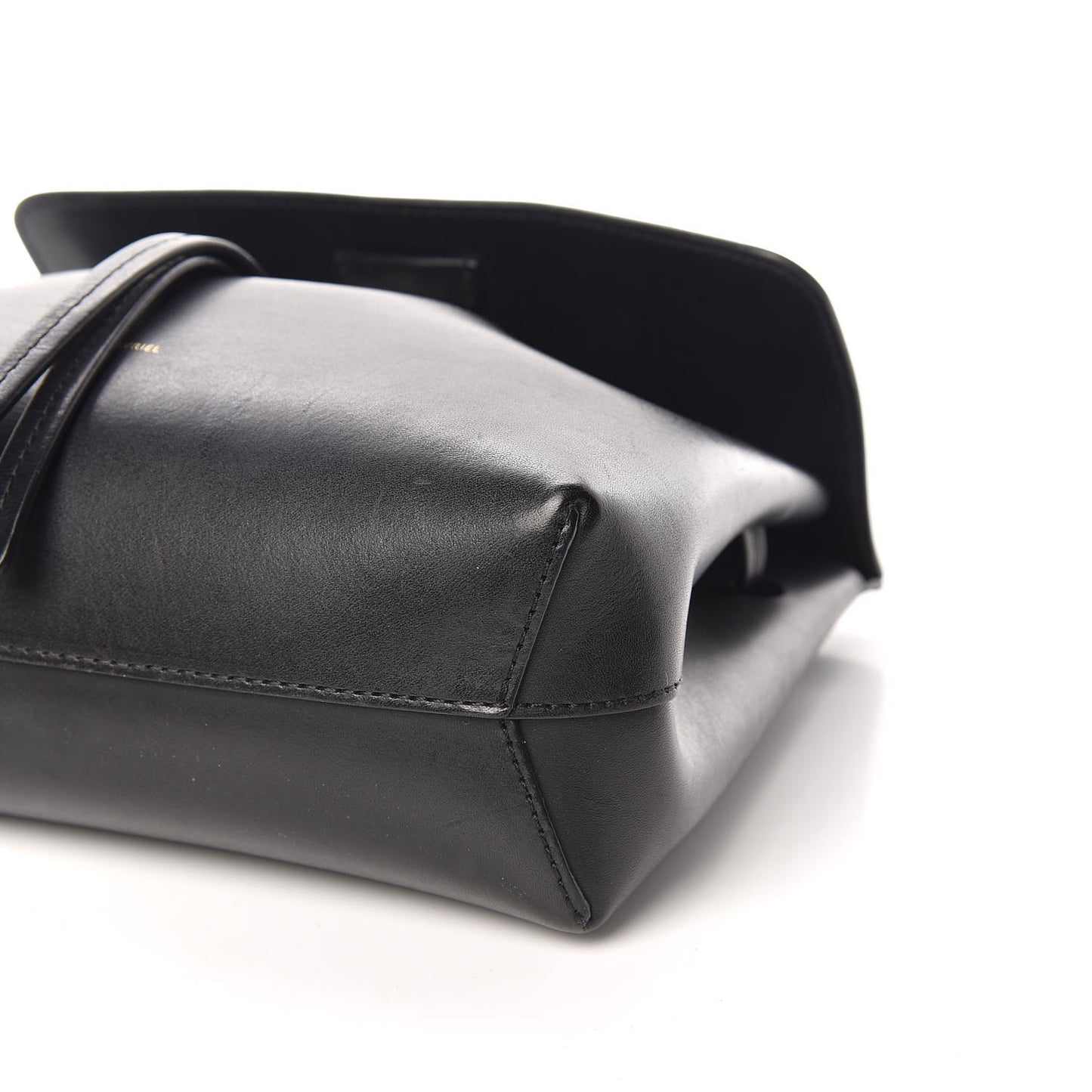 Calfskin Mini Mini Lady Bag Black