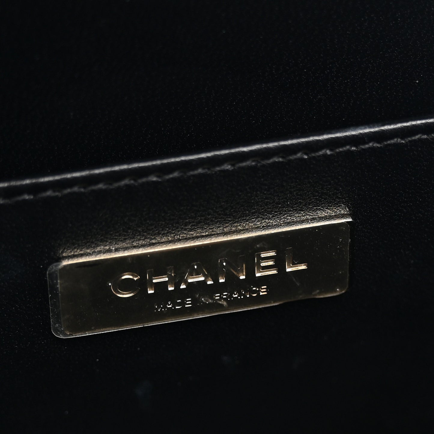 Calfskin Quilted Studded Square Vanity Case Black