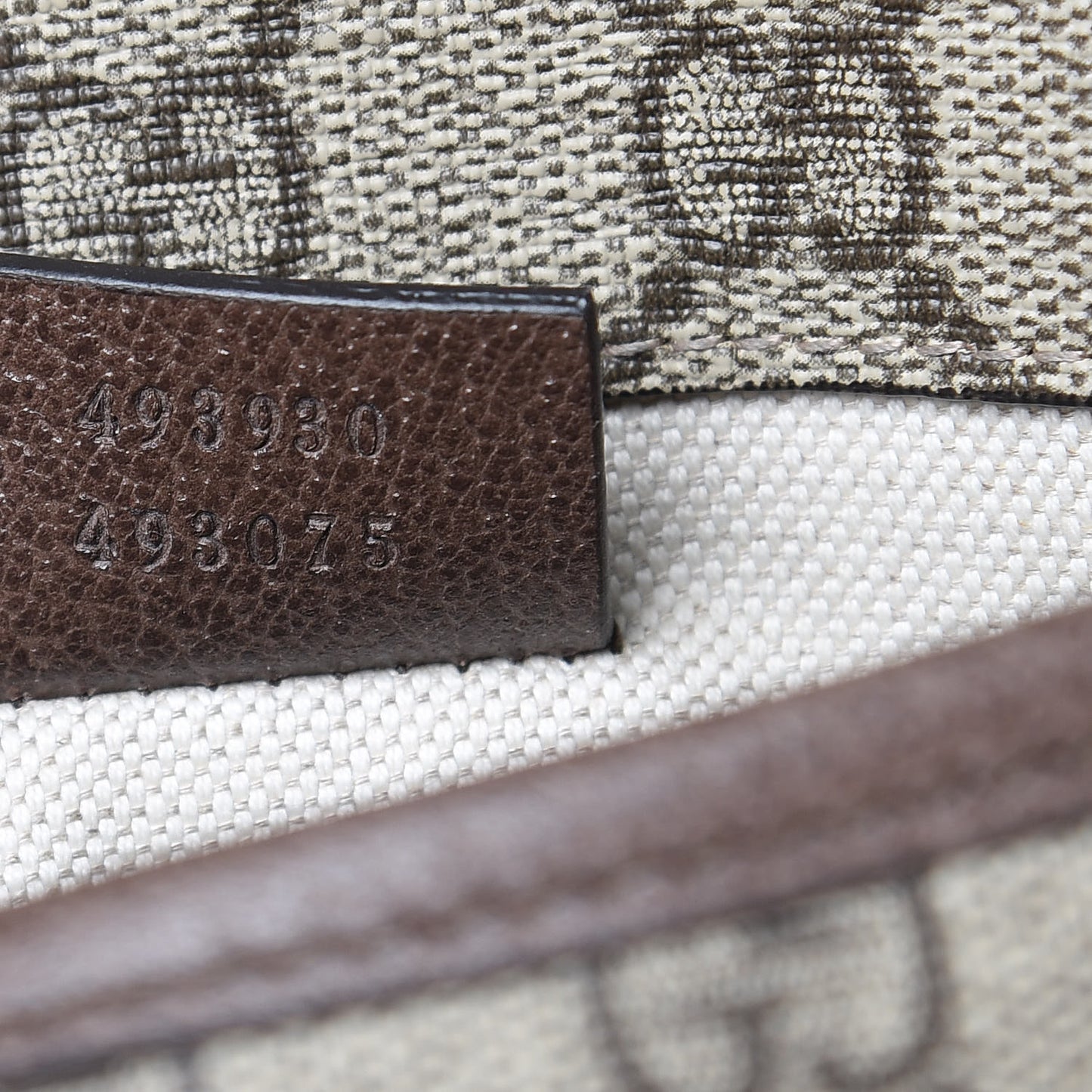 GG Supreme Monogram Neo Vintage Web Belt Bag Brown
