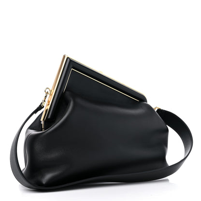 Fendi Shiny Nappa Medium Fendi First Black 3 of 10