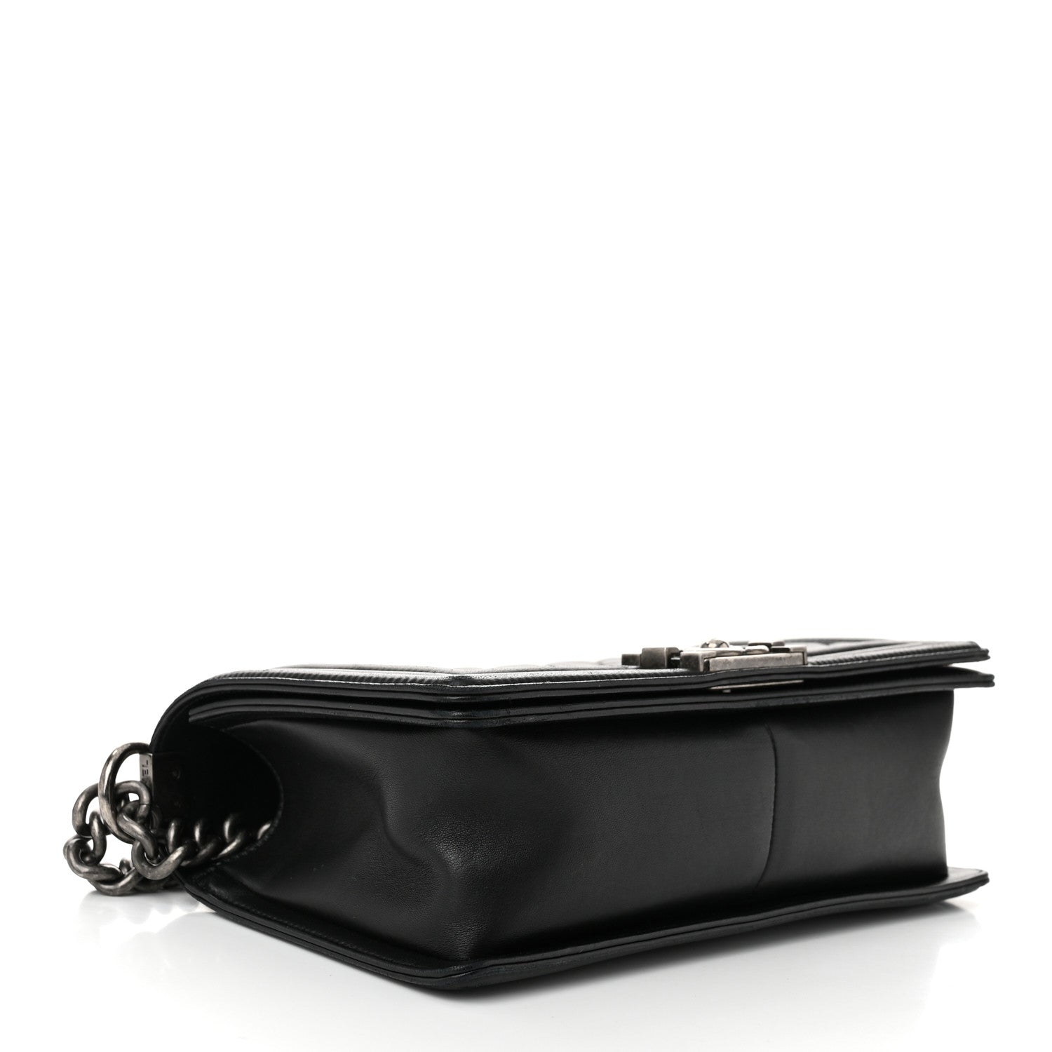 Chanel Lambskin Quilted Medium Boy Flap Black 4 of 11