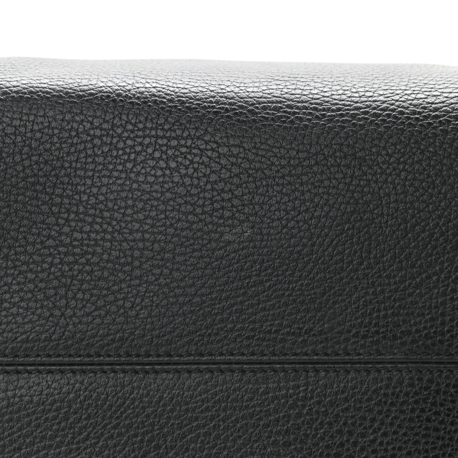 Gucci Pebbled Calfskin Medium Swing Tote Black 10 of 11