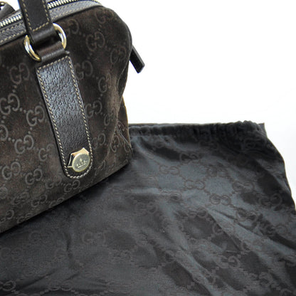 Gucci Guccissima Suede Charmy Small Boston Brown 8 of 12