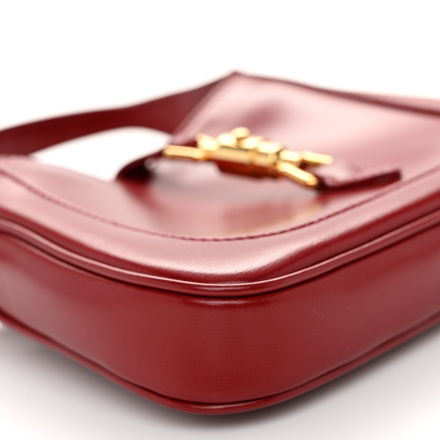 Boarded Dyana Lux Calfskin Mini Jackie 1961 Hobo New Cherry Red