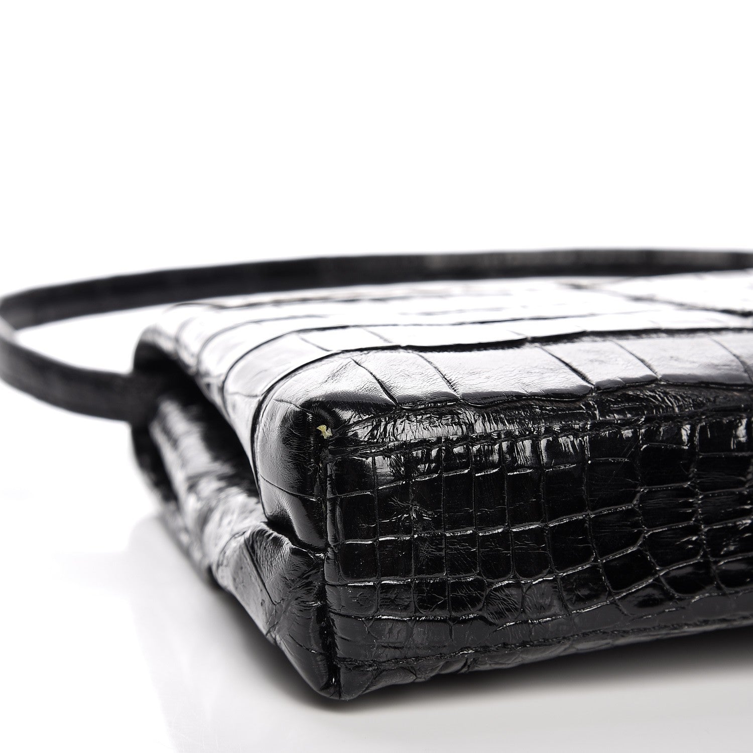 Nancy Gonzalez Crocodile Gotham Clutch Black 9 of 10