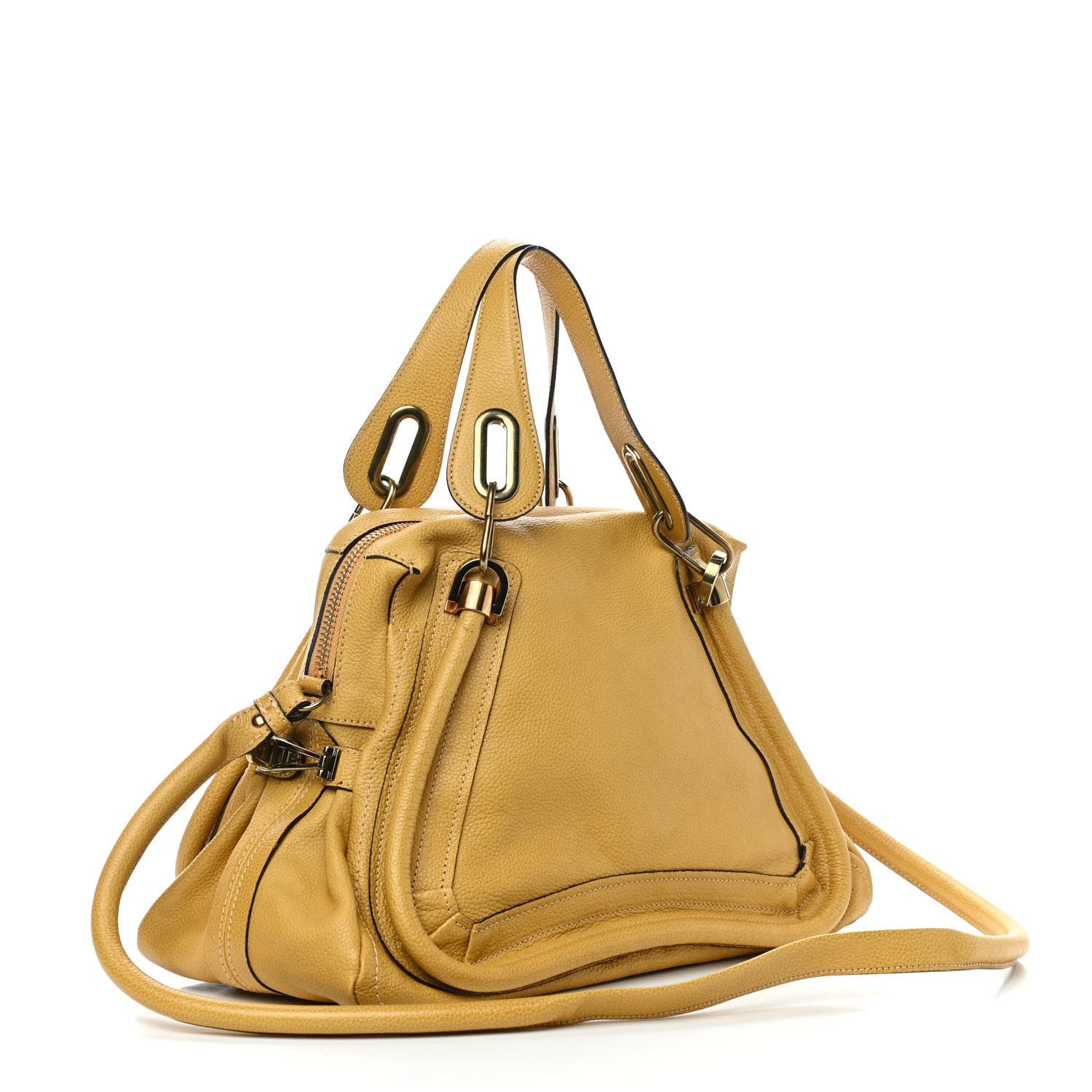 Chloe Calfskin Medium Paraty Mustard 2 of 10