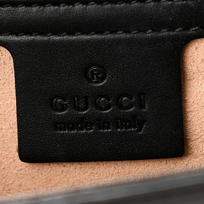 Gucci Guccissima Signature Small Padlock Top Handle Bag Black Black 6 of 10