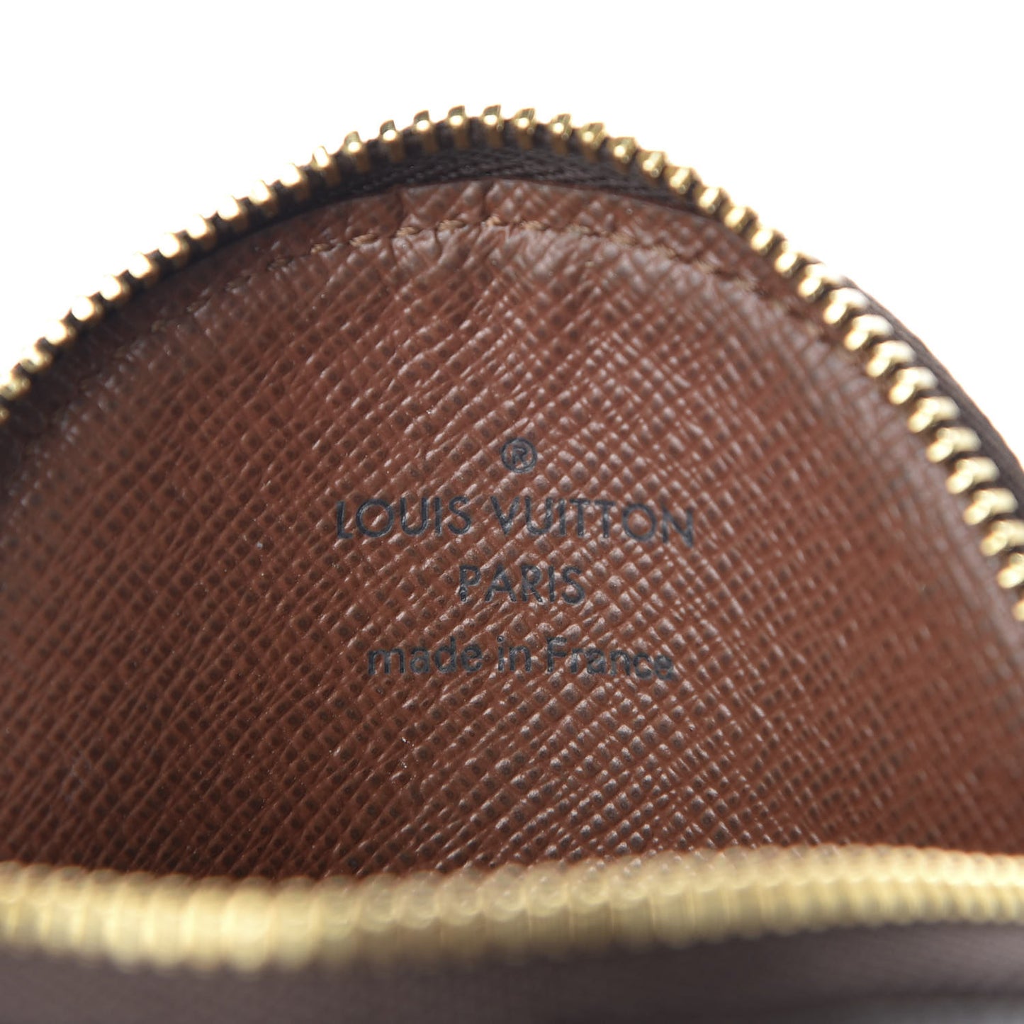 Monogram Round Coin Purse