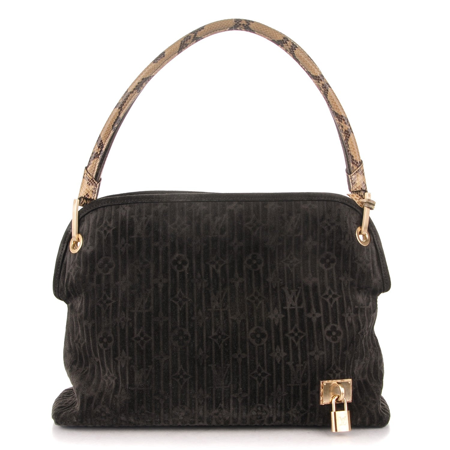 Louis Vuitton Monogram Suede Embossed Wish Kohl 1 of 7