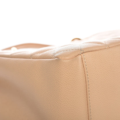 Chanel Caviar Quilted Grand Shopping Tote GST Beige Clair 10 of 12