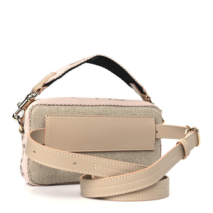 Chloe Linen Woody Belt Bag Blush Beige 3 of 9