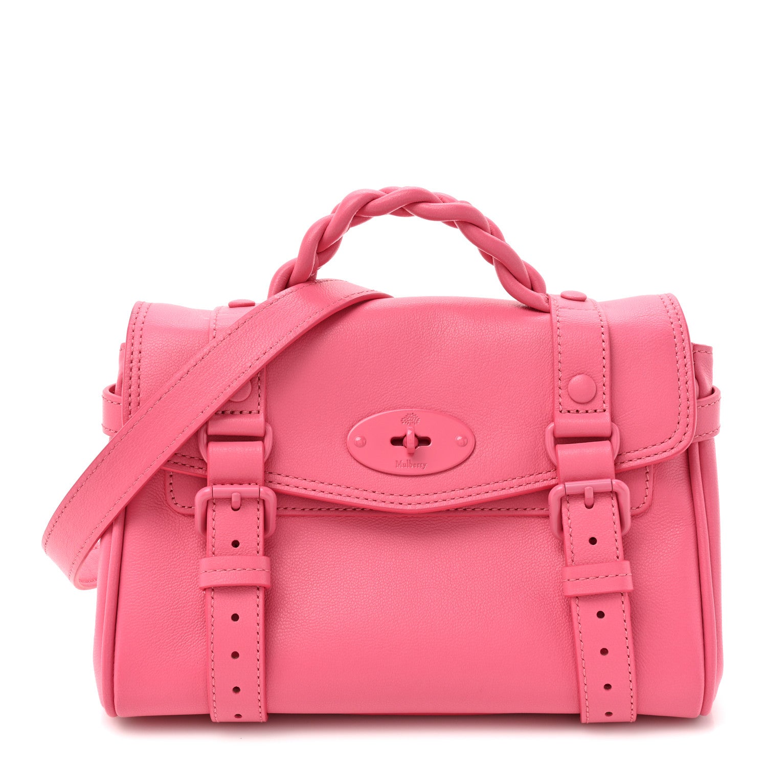 Mulberry Micro Classic Grain Mini Alexa Geranium Pink 1 of 10