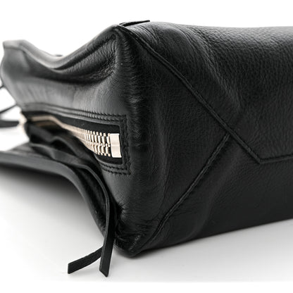Balenciaga Grained Calfskin Papier Mini A4 Zip Around Tote Black 10 of 11