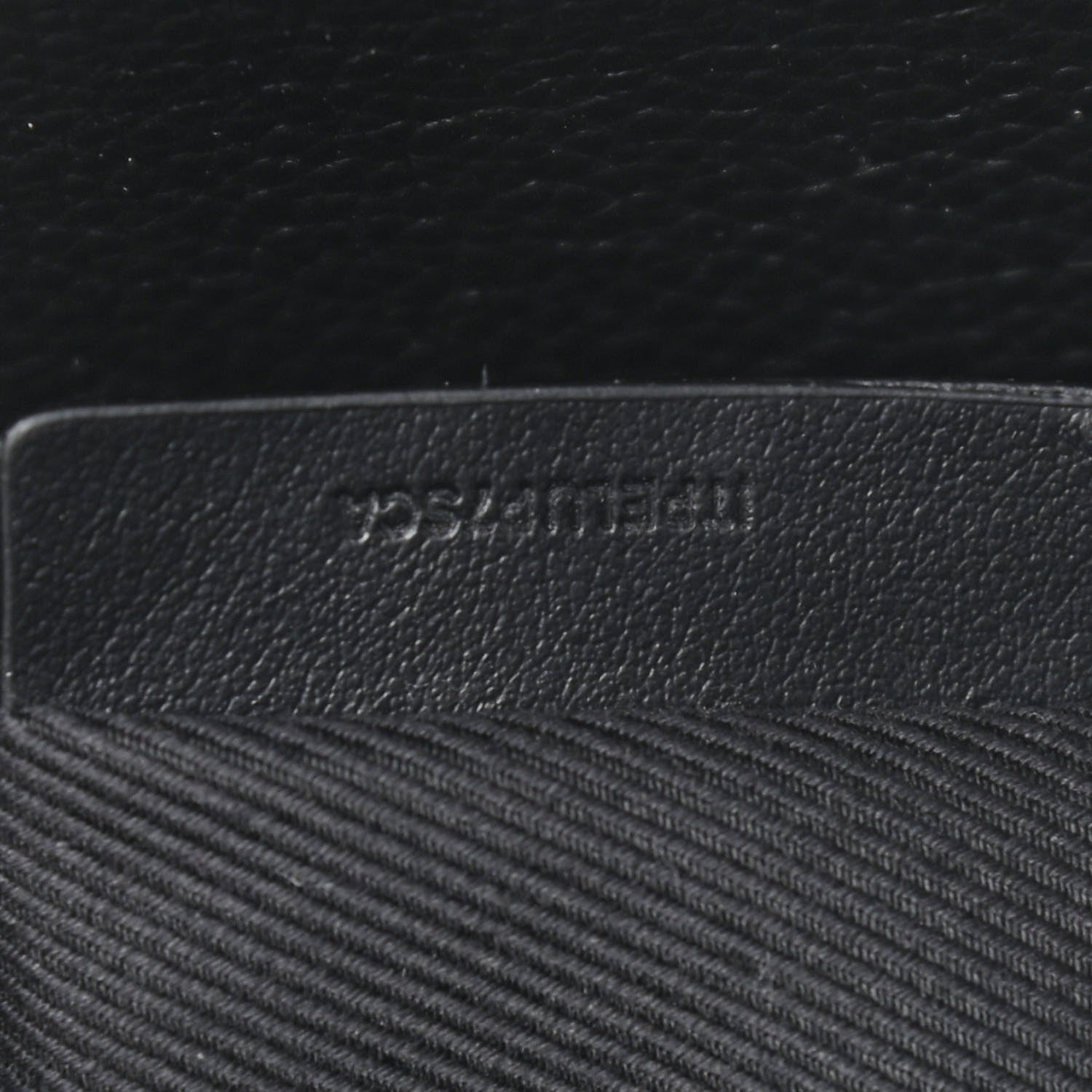 Burberry Calfskin Large Tile Tote Black 7 of 11