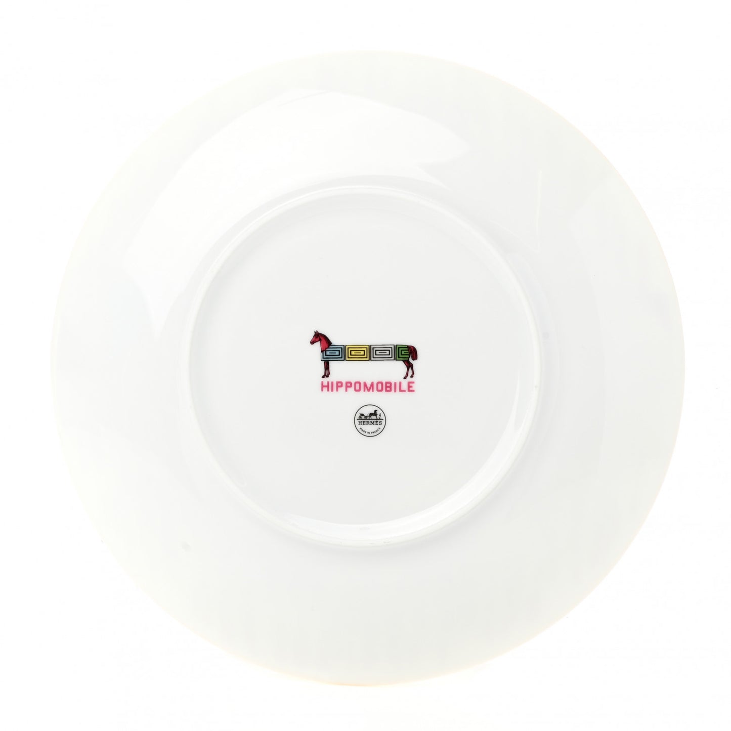 Porcelain Hippomobile Dessert Plate