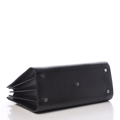 Saint Laurent Grained Calfskin Small Sac De Jour Black 4 of 10