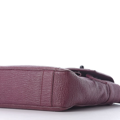 3.1 Phillip Lim 3.1 Shark Embossed Calfskin Pashli Messenger Aubergine 8 of 10
