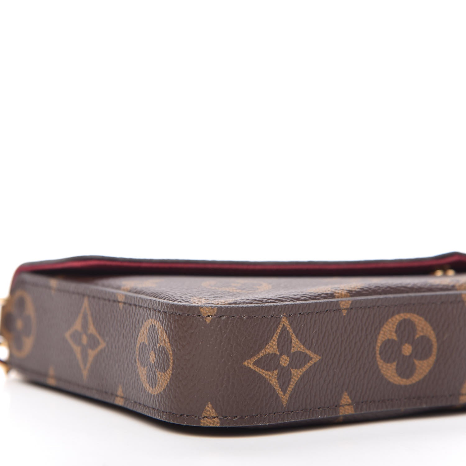 Louis Vuitton Monogram Pochette Felicie Chain Wallet Fuchsia 7 of 12