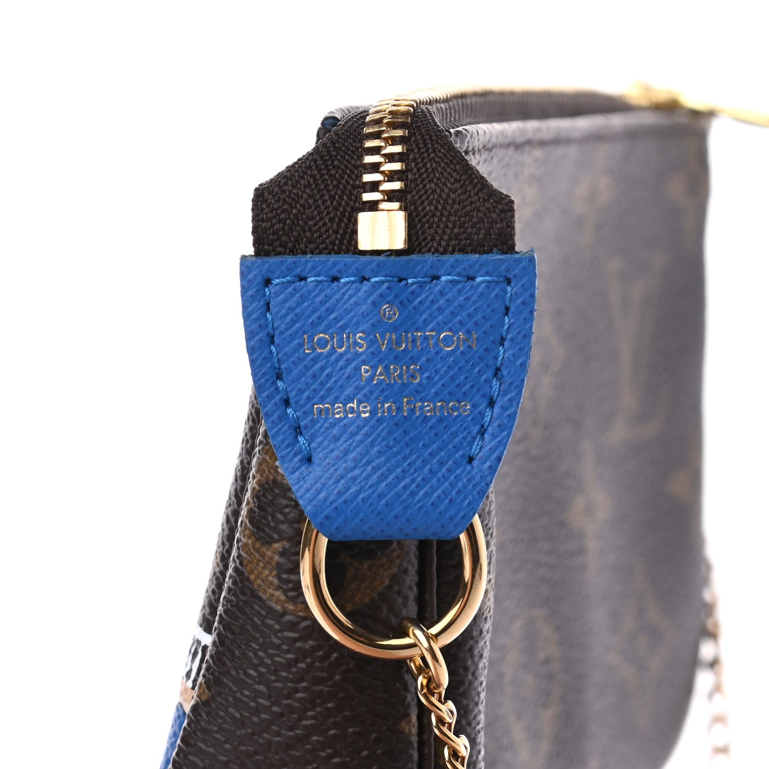 Louis Vuitton Monogram 2019 Christmas Animation Mini Venice Pochette Accessories Blue 6 of 7