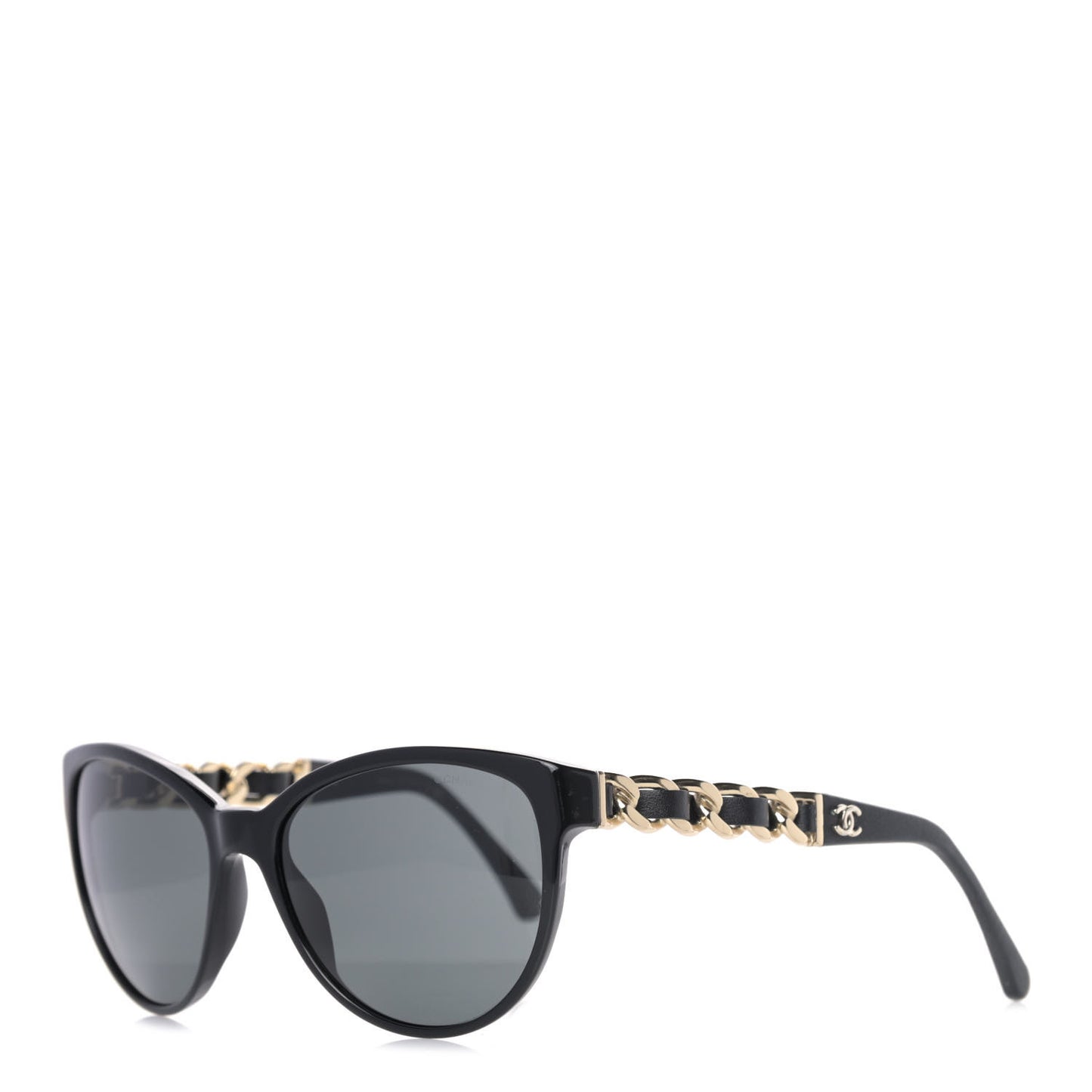 CC Chain Sunglasses 5215Q Black