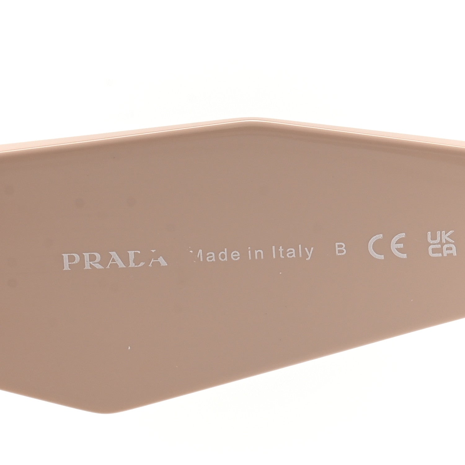 Prada Acetate Symbole Sunglasses SPR 17W Plum Beige 5 of 8