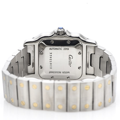 Cartier Stainless Steel 18K Yellow Gold 29mm Santos De Cartier Galbee Automatic Watch 5 of 7