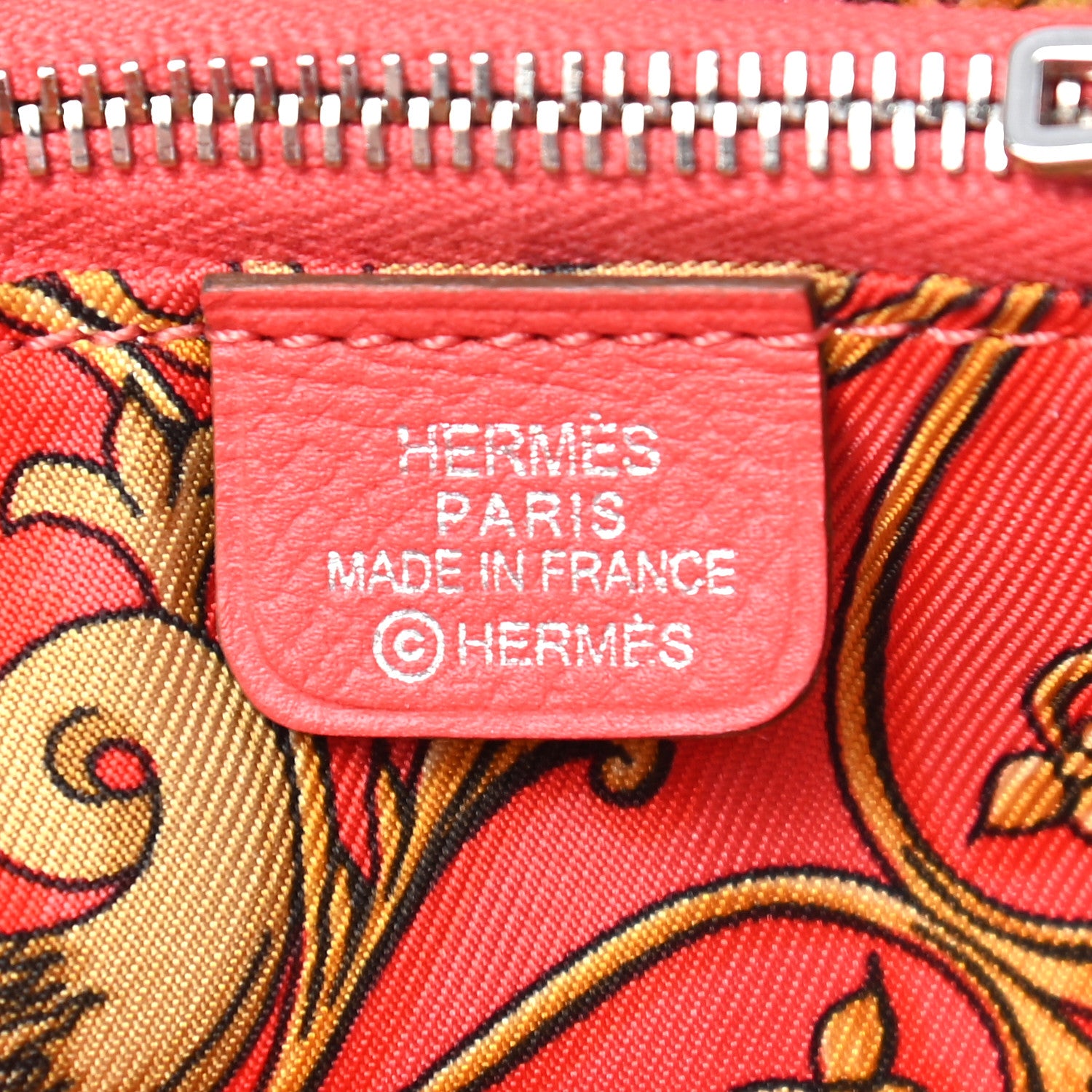 Hermes Epsom Silk'in Compact Wallet Rose Jaipur 6 of 7