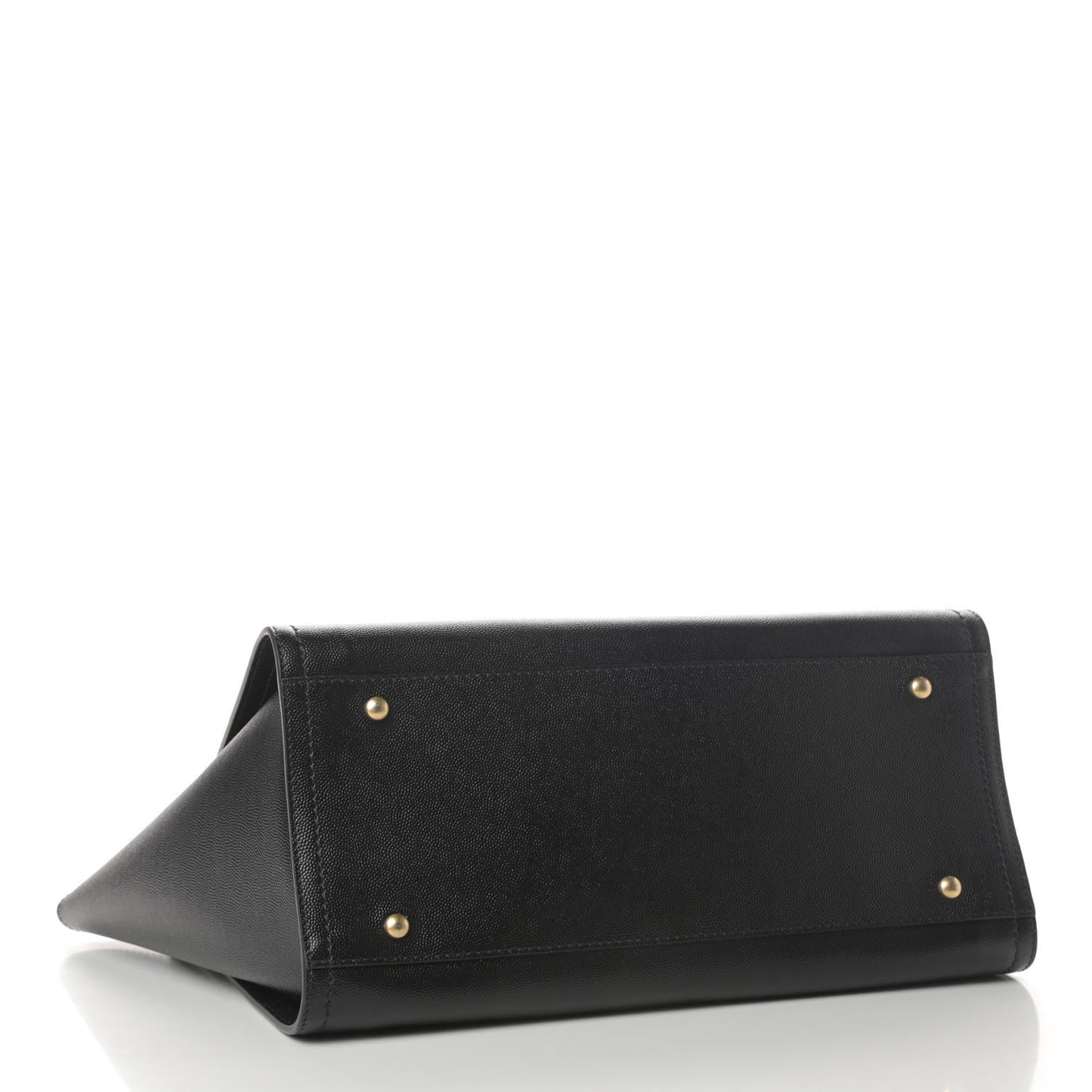 Caviar Small Studded Deauville Tote Black