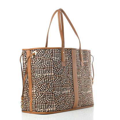 MCM Visetos Large Liz Reversible Shopper Tote Cognac 5 of 17