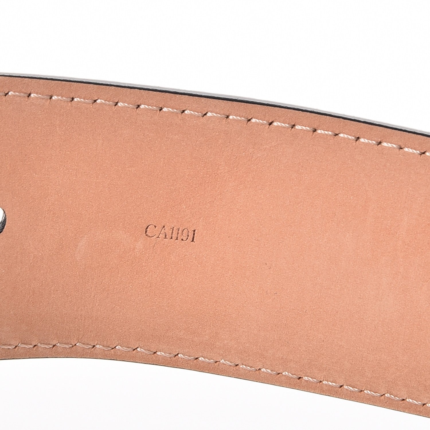 Louis Vuitton Calfskin Eldorador Belt 110 44 Black 9 of 9