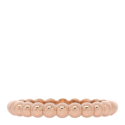 Van Cleef & Arpels 18K Rose Gold Small Perlee Ring 52 6 3 of 4