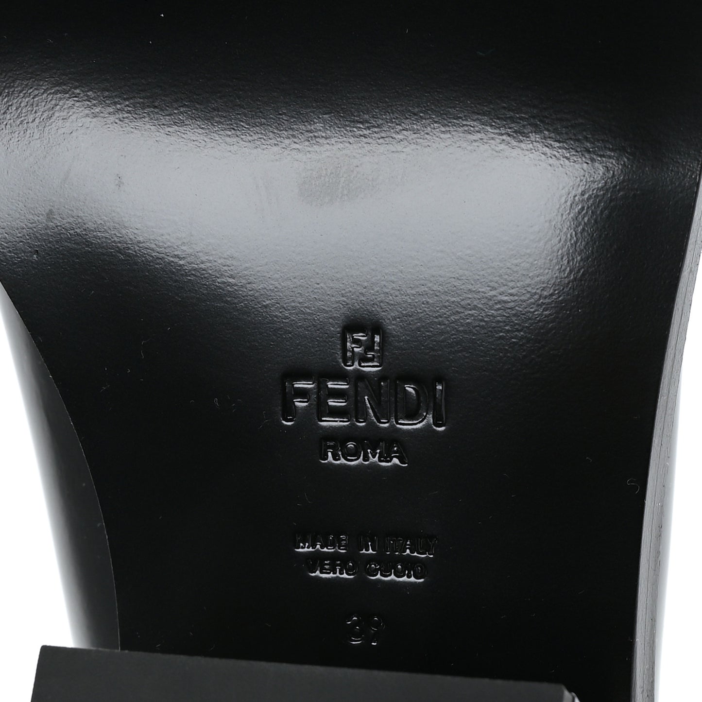 Vitello Abrasivato FF Cut Mules 39 Black